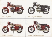 Zahranin nabdka S motocykl Motokov 1961